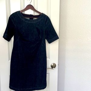 Boden montematre denim sheath dress 6R